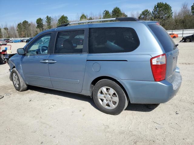 KNDMB233696320608 - 2009 KIA SEDONA EX BLUE photo 2