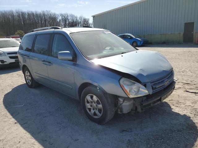 KNDMB233696320608 - 2009 KIA SEDONA EX BLUE photo 4