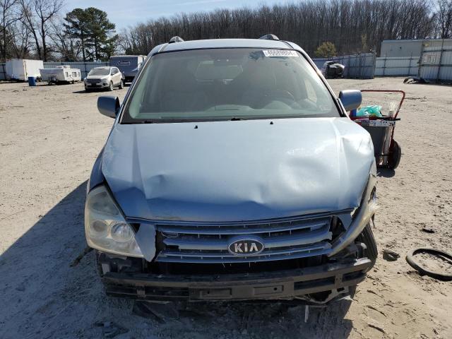 KNDMB233696320608 - 2009 KIA SEDONA EX BLUE photo 5