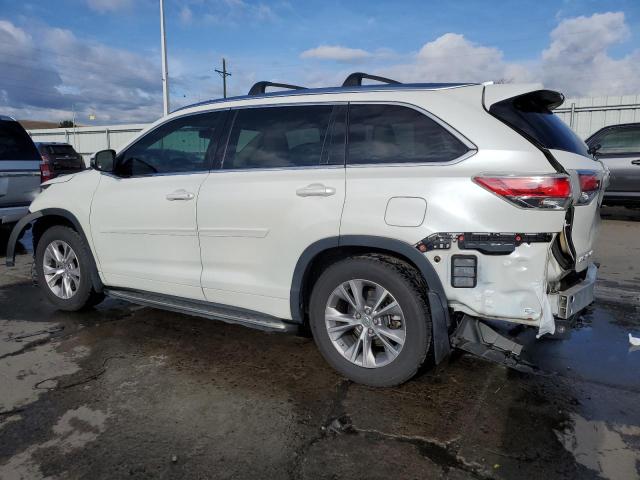 5TDJKRFH3FS212347 - 2015 TOYOTA HIGHLANDER XLE WHITE photo 2