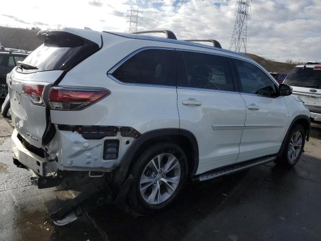 5TDJKRFH3FS212347 - 2015 TOYOTA HIGHLANDER XLE WHITE photo 3
