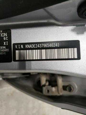 KNADE243796546241 - 2009 KIA RIO 5 SX SILVER photo 12