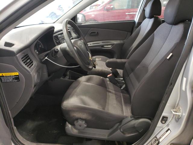 KNADE243796546241 - 2009 KIA RIO 5 SX SILVER photo 7