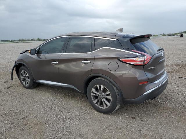 5N1AZ2MG4JN138752 - 2018 NISSAN MURANO S BROWN photo 2