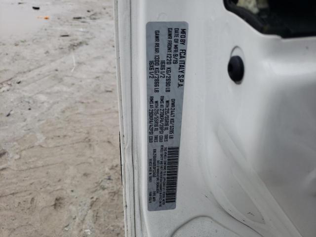 ZFBHRFAB1L6P33450 - 2020 RAM PROMASTER WHITE photo 13