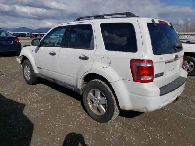 1FMCU93168KA26897 - 2008 FORD ESCAPE XLT WHITE photo 2