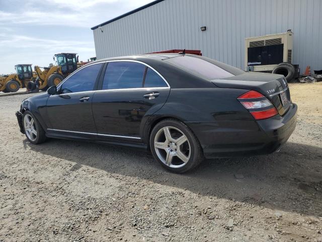 WDDNG71X17A096754 - 2007 MERCEDES-BENZ S 550 BLACK photo 2