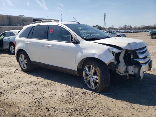 2FMDK4JC3DBB28860 - 2013 FORD EDGE SEL WHITE photo 4