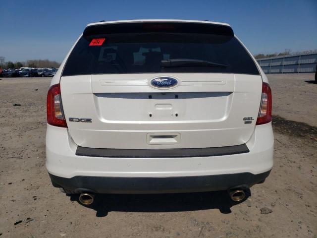 2FMDK4JC3DBB28860 - 2013 FORD EDGE SEL WHITE photo 6