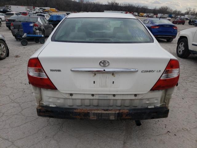 4T1BE32K44U284124 - 2004 TOYOTA CAMRY LE WHITE photo 6