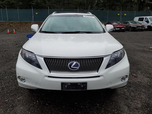 JTJBC1BA9C2048873 - 2012 LEXUS RX 450 WHITE photo 5