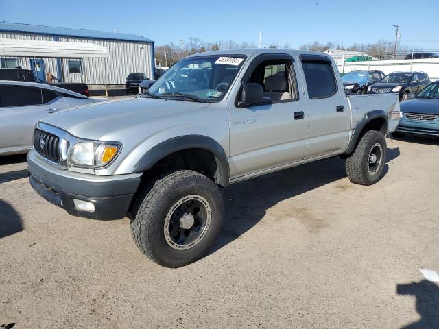 5TEHN72N72Z029813 - 2002 TOYOTA TACOMA DOUBLE CAB SILVER photo 1