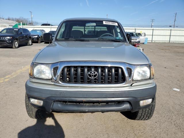 5TEHN72N72Z029813 - 2002 TOYOTA TACOMA DOUBLE CAB SILVER photo 5