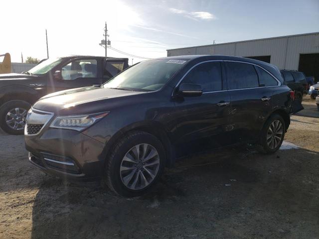 5FRYD3H41EB005585 - 2014 ACURA MDX TECHNOLOGY GRAY photo 1