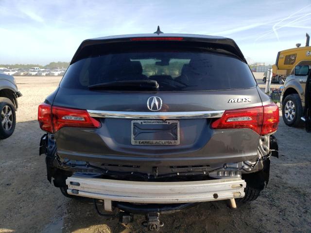 5FRYD3H41EB005585 - 2014 ACURA MDX TECHNOLOGY GRAY photo 6