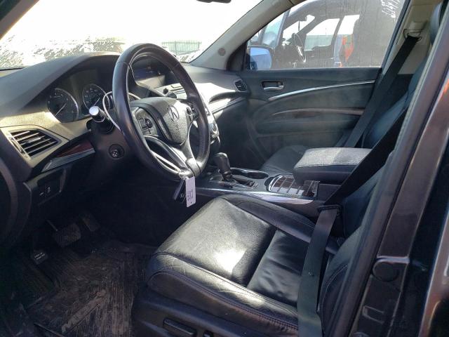 5FRYD3H41EB005585 - 2014 ACURA MDX TECHNOLOGY GRAY photo 7