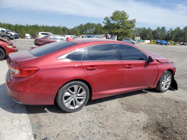 1HGCV1F1XJA133673 - 2018 HONDA ACCORD LX RED photo 3