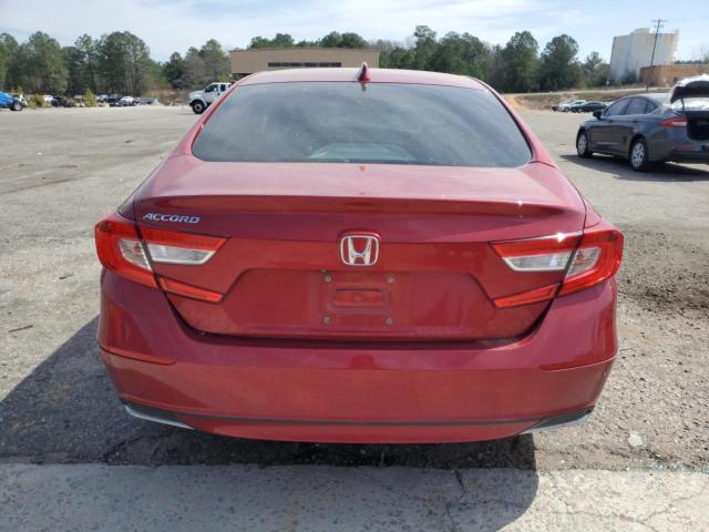 1HGCV1F1XJA133673 - 2018 HONDA ACCORD LX RED photo 6