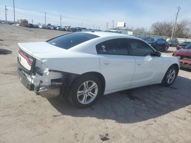 2C3CDXBG2KH640881 - 2019 DODGE CHARGER SXT WHITE photo 3