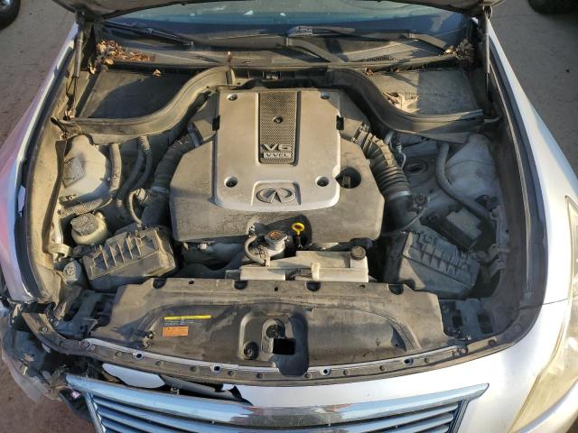 JN1CV6AP1AM403284 - 2010 INFINITI G37 BASE SILVER photo 11