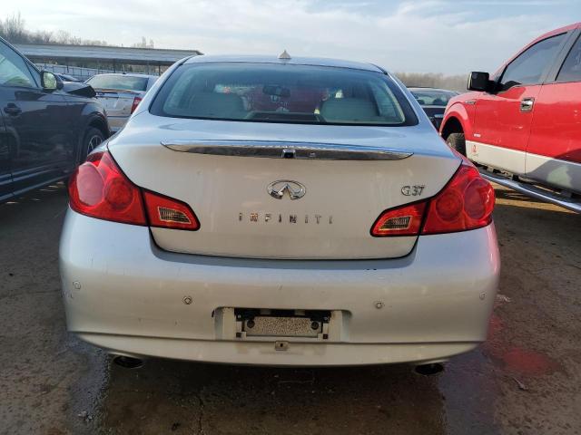 JN1CV6AP1AM403284 - 2010 INFINITI G37 BASE SILVER photo 6