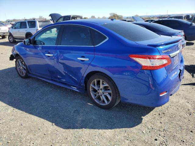 3N1AB7AP5EY275169 - 2014 NISSAN SENTRA S BLUE photo 2