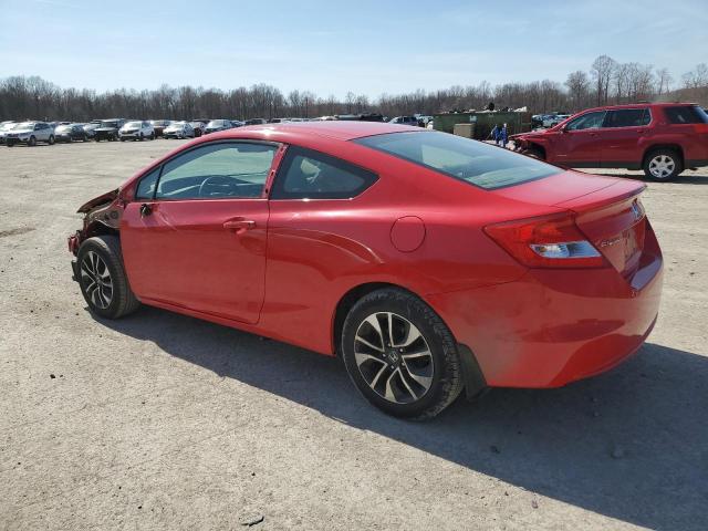 2HGFG3B83DH516334 - 2013 HONDA CIVIC EX RED photo 2