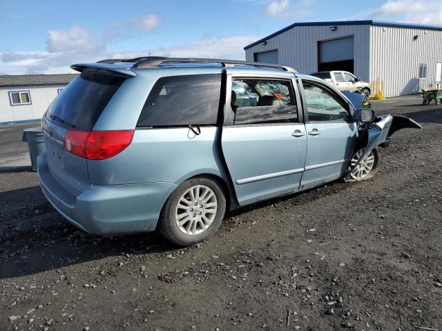 5TDZK22C18S179324 - 2008 TOYOTA SIENNA XLE BLUE photo 3