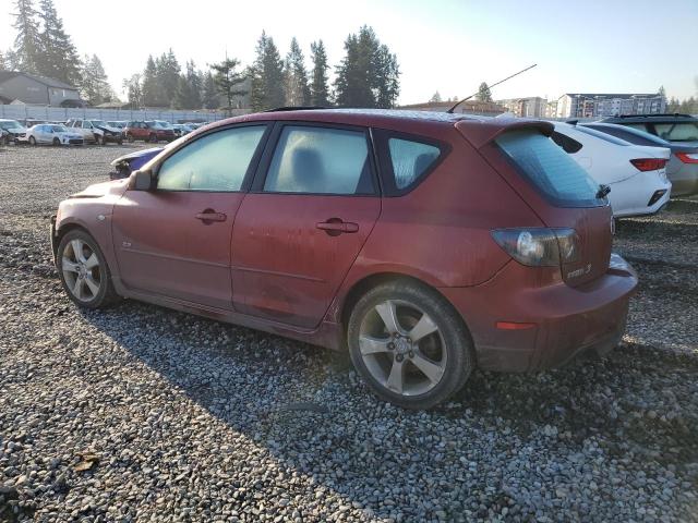 JM1BK343461495315 - 2006 MAZDA 3 HATCHBACK BURGUNDY photo 2