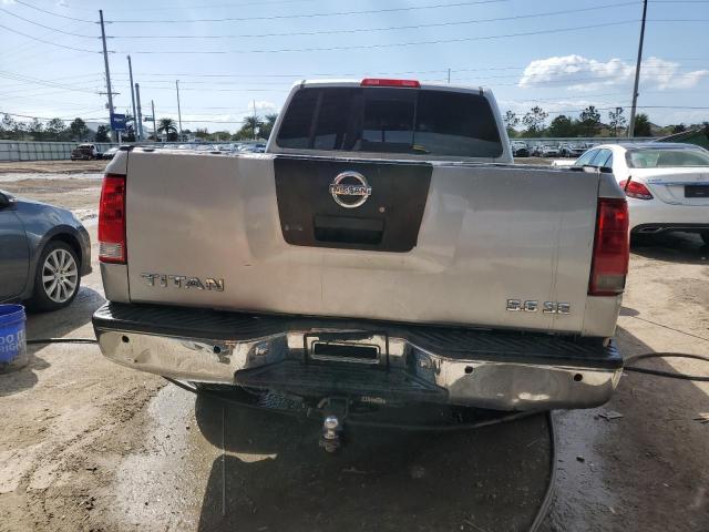 1N6AA06A85N510590 - 2005 NISSAN TITAN XE SILVER photo 6