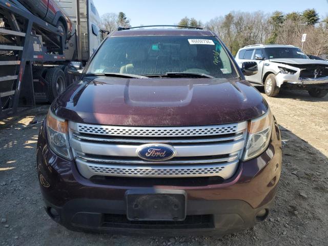 1FMHK8D85BGA61913 - 2011 FORD EXPLORER XLT BURGUNDY photo 5