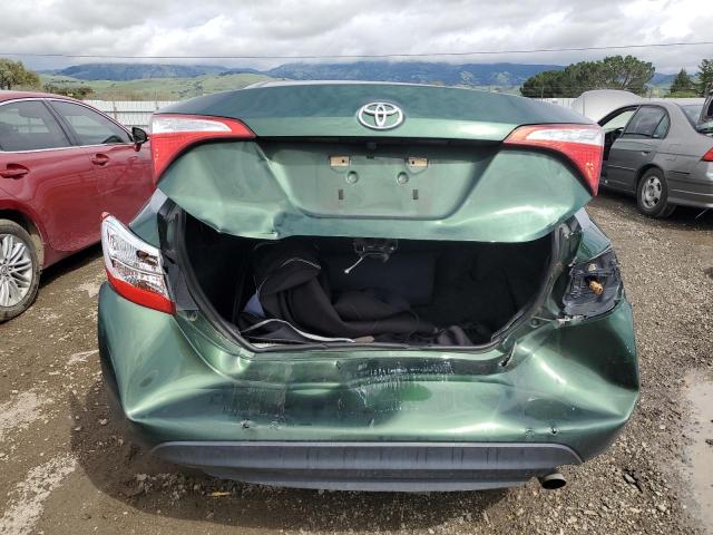 5YFBURHEXGP466746 - 2016 TOYOTA COROLLA L GREEN photo 6