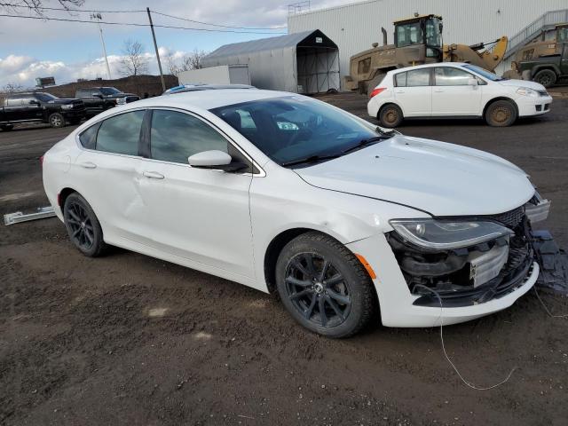 1C3CCCFBXFN625729 - 2015 CHRYSLER 200 LX WHITE photo 4