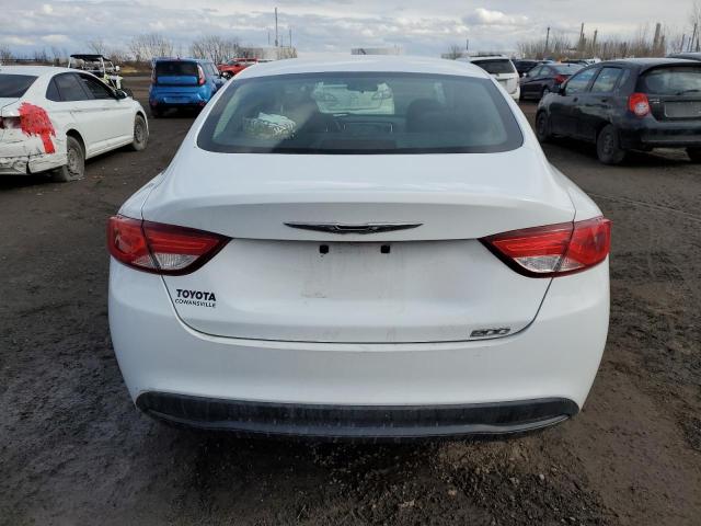 1C3CCCFBXFN625729 - 2015 CHRYSLER 200 LX WHITE photo 6