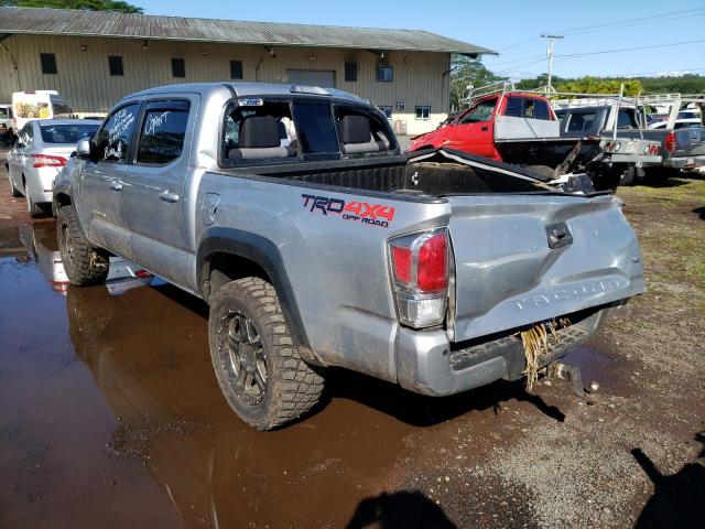 3TMCZ5AN5LM358688 - 2020 TOYOTA TACOMA DOUBLE CAB SILVER photo 2