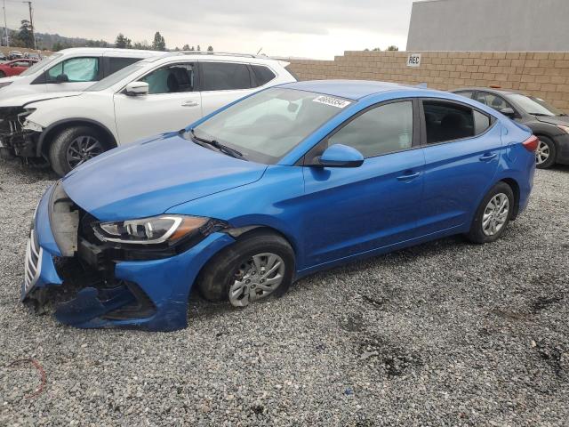 KMHD74LF0HU426873 - 2017 HYUNDAI ELANTRA SE BLUE photo 1