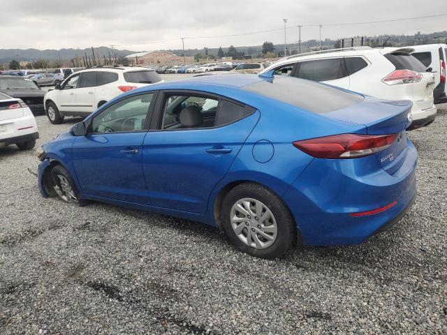 KMHD74LF0HU426873 - 2017 HYUNDAI ELANTRA SE BLUE photo 2