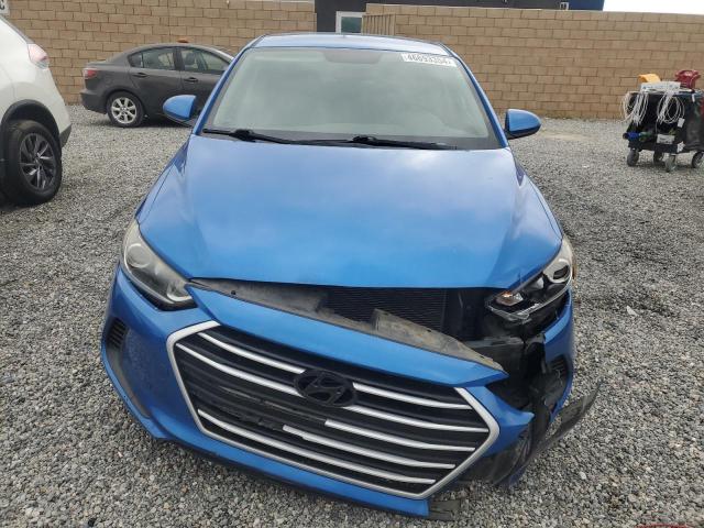 KMHD74LF0HU426873 - 2017 HYUNDAI ELANTRA SE BLUE photo 5