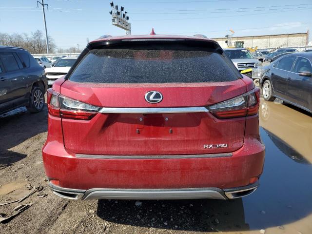 2T2HZMDA9MC278308 - 2021 LEXUS RX 350 RED photo 6