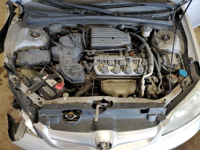 2HGES26855H534088 - 2005 HONDA CIVIC EX SILVER photo 11