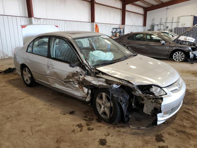 2HGES26855H534088 - 2005 HONDA CIVIC EX SILVER photo 4