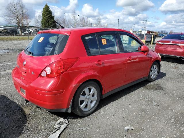 3N1BC13E08L394730 - 2008 NISSAN VERSA S RED photo 3