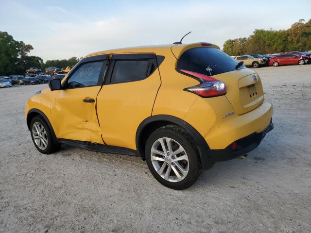 JN8AF5MR3GT603305 - 2016 NISSAN JUKE S YELLOW photo 2