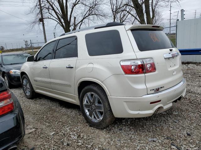 1GKKRTED3BJ253536 - 2011 GMC ACADIA DENALI CREAM photo 2