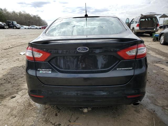 3FA6P0SUXER342705 - 2014 FORD FUSION TITANIUM PHEV BLACK photo 6