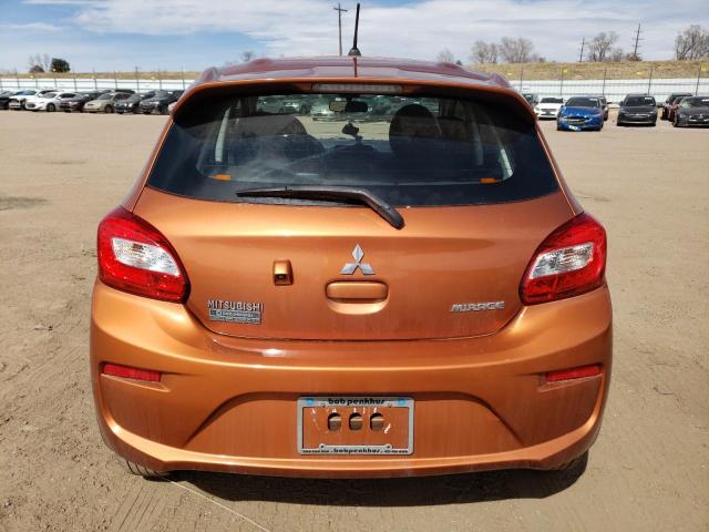 ML32A3HJ9JH004994 - 2018 MITSUBISHI MIRAGE ES ORANGE photo 6