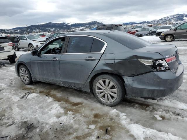 1HGCP2F87CA046605 - 2012 HONDA ACCORD EXL GRAY photo 2