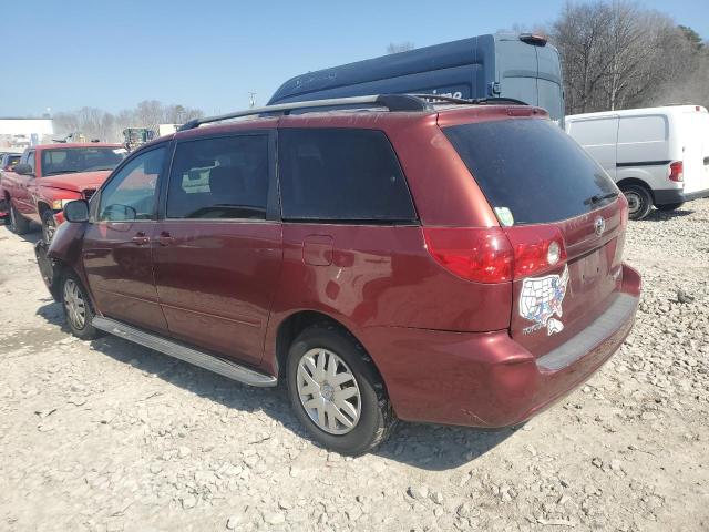 5TDZA23C66S559368 - 2006 TOYOTA SIENNA CE BURGUNDY photo 2