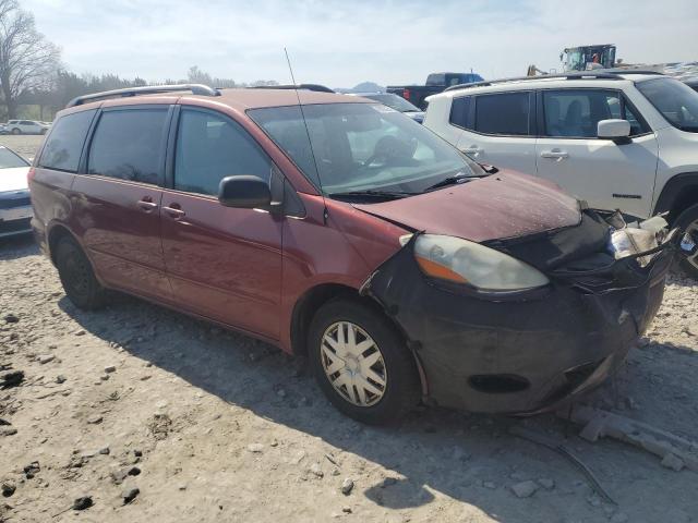 5TDZA23C66S559368 - 2006 TOYOTA SIENNA CE BURGUNDY photo 4