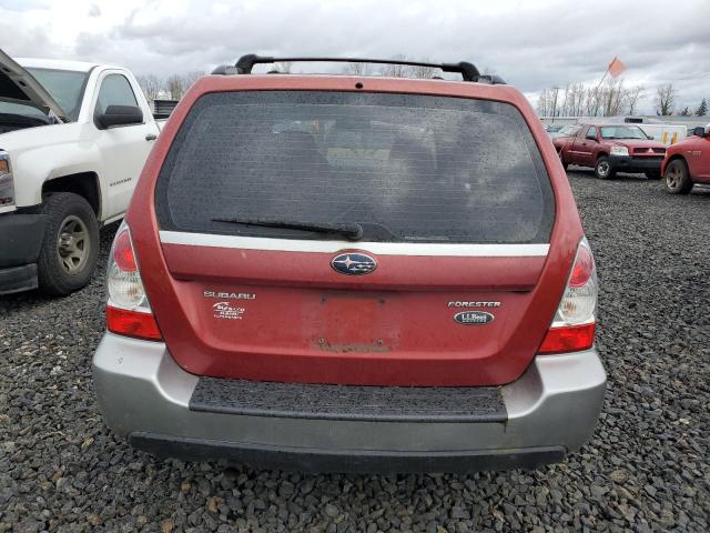 JF1SG67627H739227 - 2007 SUBARU FORESTER 2.5X LL BEAN BURGUNDY photo 6